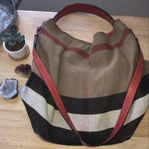 Burberry Bucket Bag Medium Ashby Tan Satchel